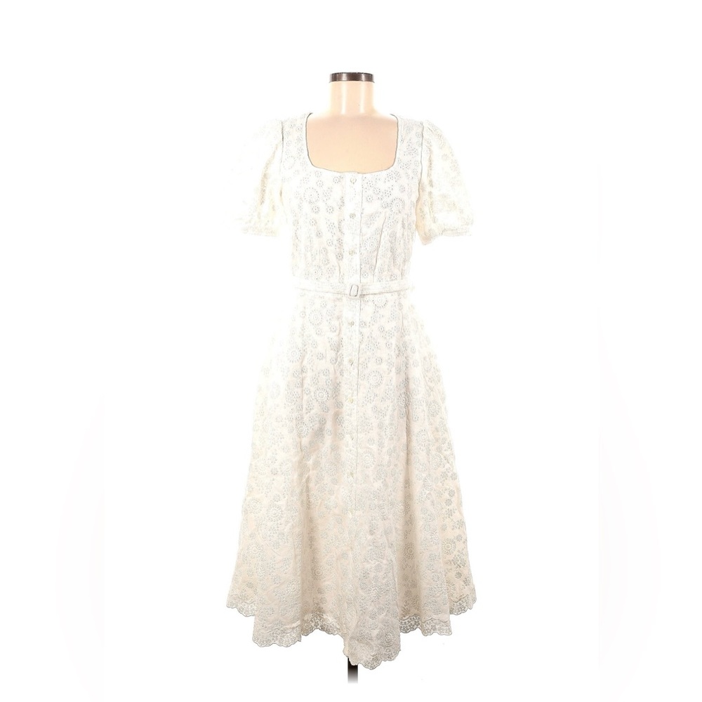 Polo by Ralph Lauren Ivory Lace Midi Dress